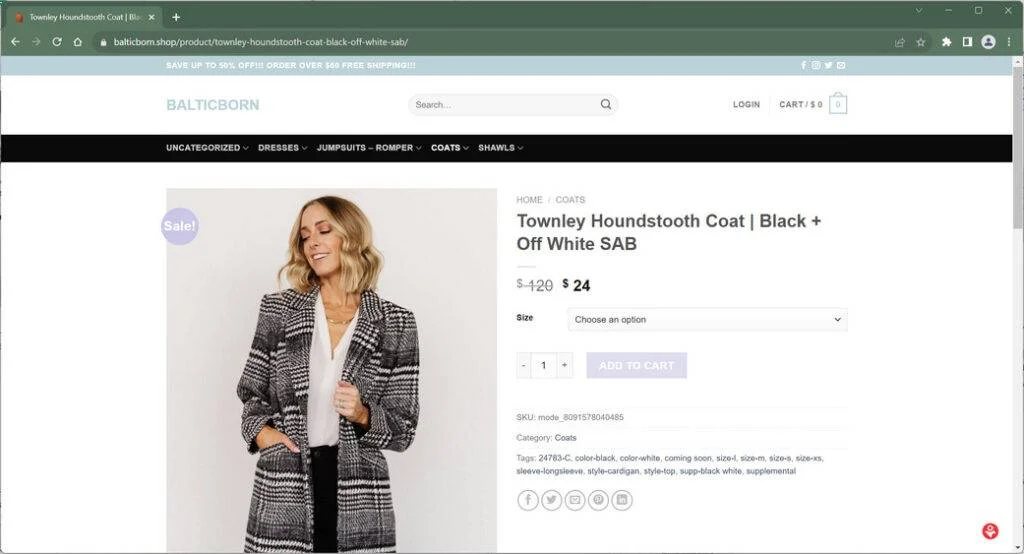 Don't Shop at Balticborn.shop Before Reading This Review 1 Balticborn.shop scam trendmicro
