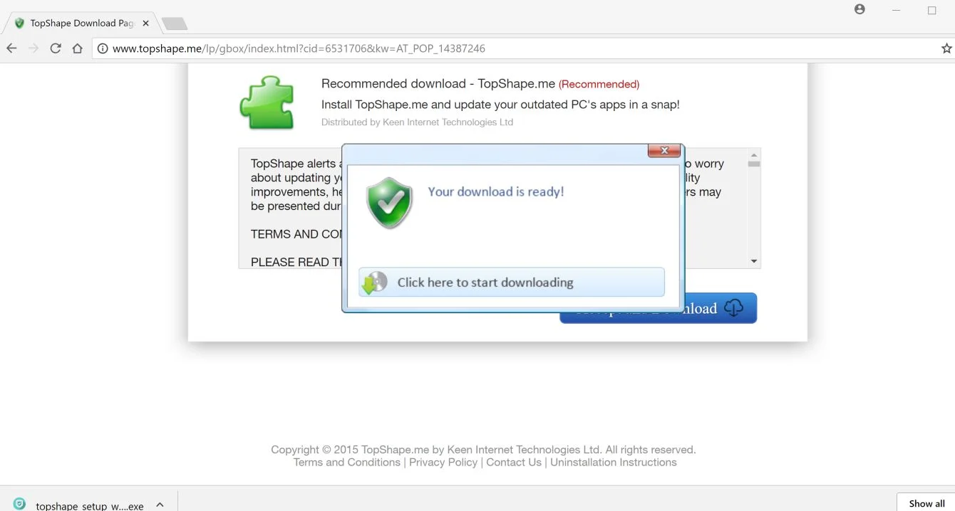How to remove TopShape adware (Virus Removal Guide) 1 TopShape Adware