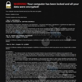 [Image: ICSPA: Your computer has been blocked and all your files were encrypted virus]