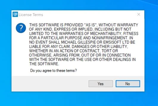 Click Yes to Continue to decrypt this ransomware