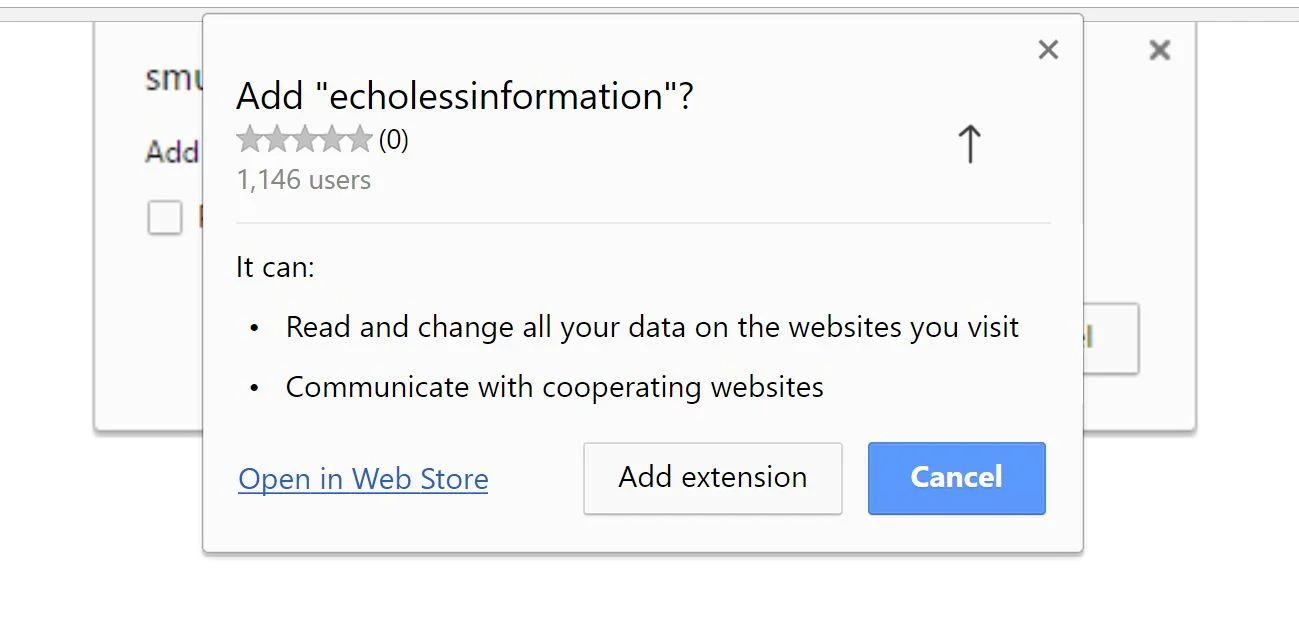 echolessinformation Chrome Scam echolessinformation Chrome Scam Virus