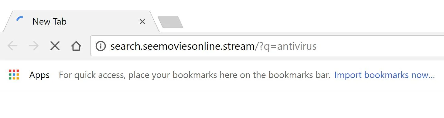 search.seemoviesonline.stream redirect virus