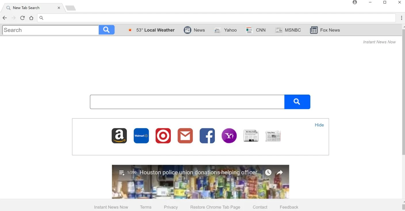 Search.hinstantnewsnow.co redirect virus