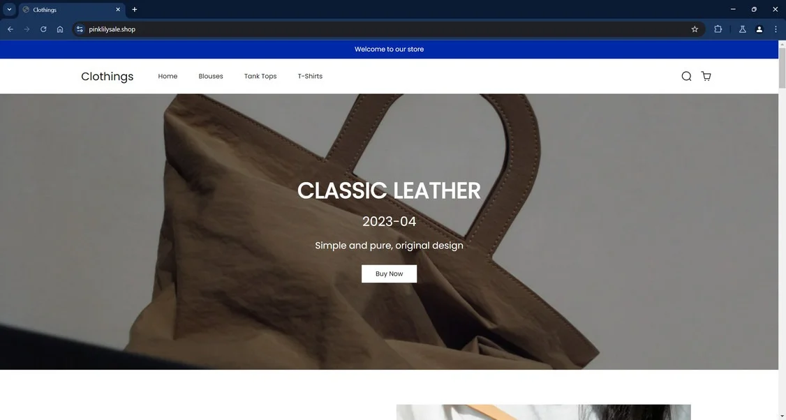 Pinklilysale.shop Store Scam - Read Before Shopping Here 1 Pinklilysale.shop scam