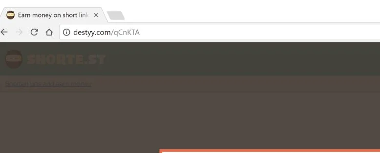 Destyy.com redirect virus