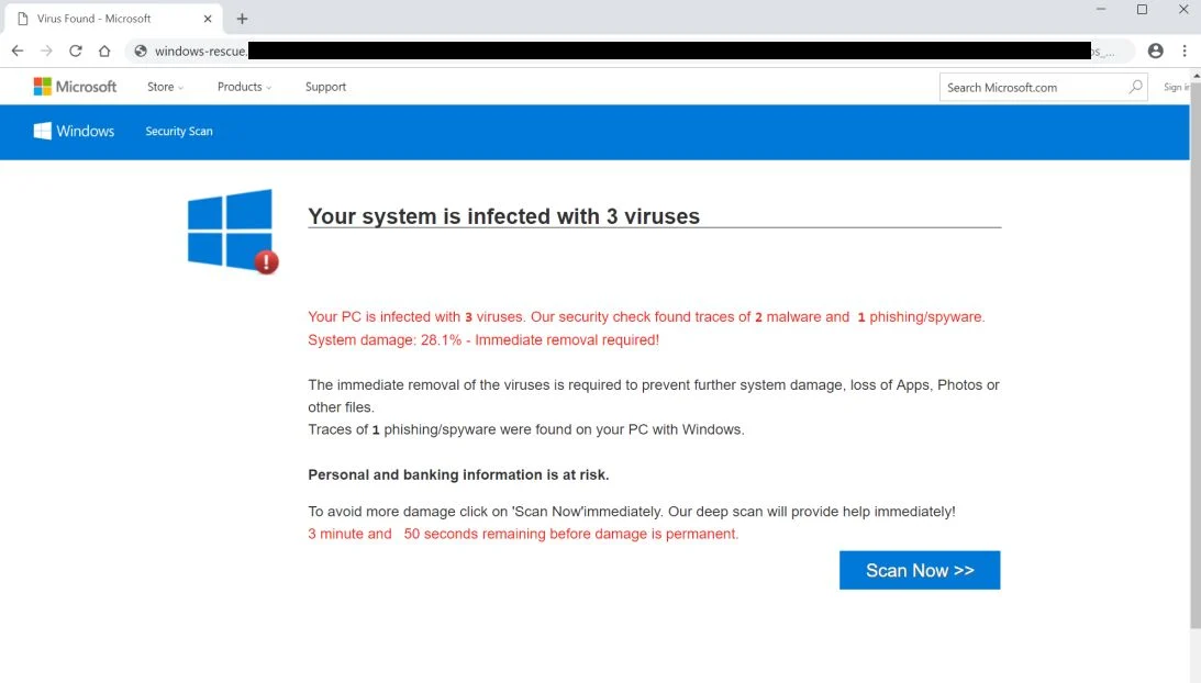 Windows-rescue.info virus