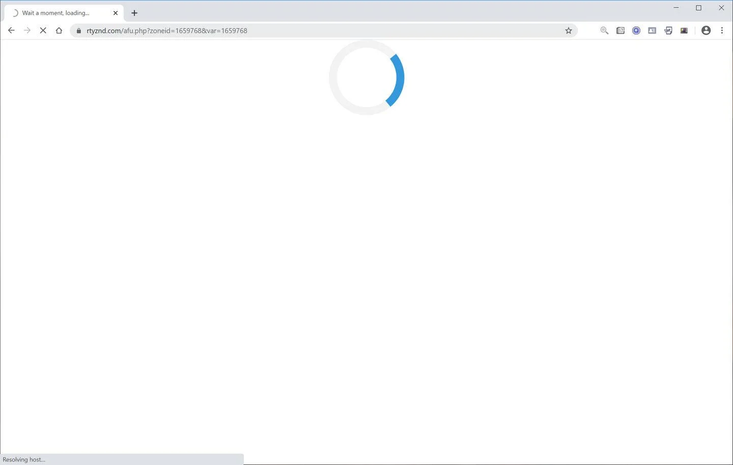 How to remove Rtyznd.com redirect (Virus Removal Guide) 1 Image: Chrome browser is redirected to Rtyznd.com