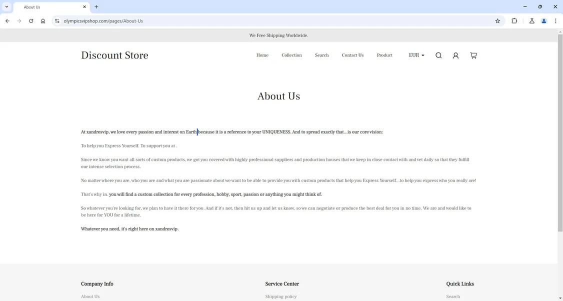 Olympicsvipshop.com Scam Store: What You Need To Know 1 Olympicsvipshop.com scam