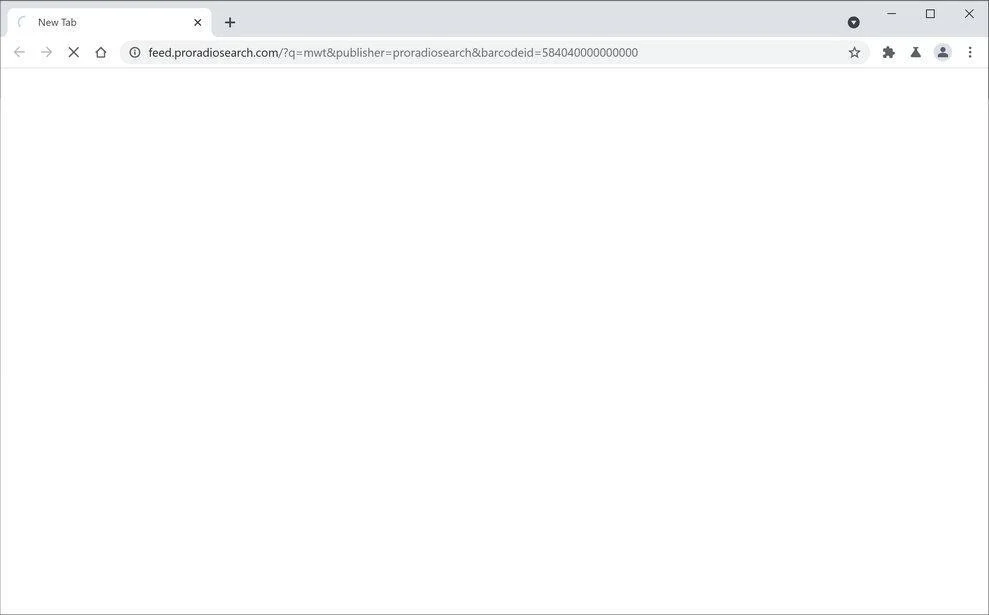 Remove ProRadioSearch Search redirect (Virus Removal Guide) 1 Image: Chrome browser is redirected through ProRadioSearch Search