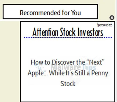 Recommended for you pop-up ads [Image: Recommended for you pop-up ads