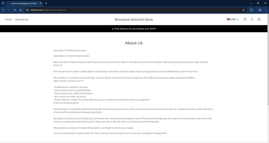 Rimamn.com Scam Store: What You Need To Know 1 Rimamn.com scam