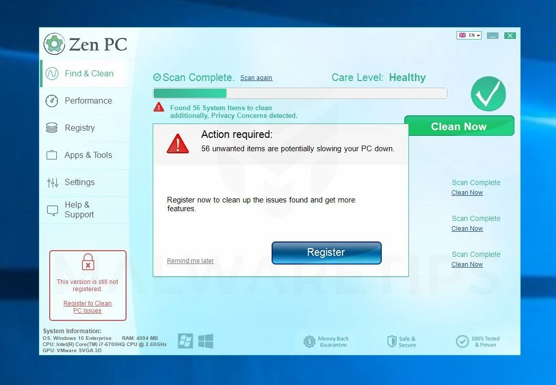 Zen PC Popups