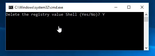 Remove the malicious changes from Windows Delete malicious changes