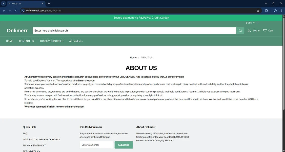 Onlimerrmall.com Scam Store: What You Need To Know 1 Onlimerrmall.com scam