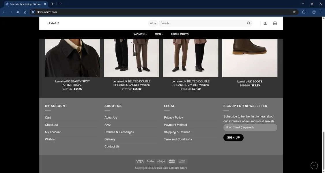 Alexlemaires.com scam