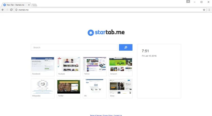 Startab.me New Tab virus