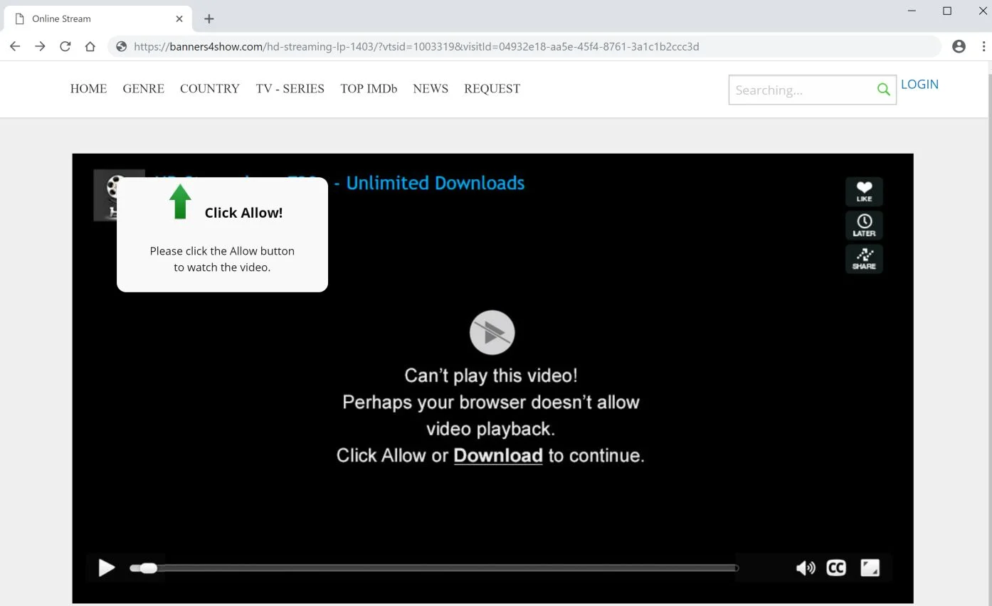 banners4show.com redirect banners4show.com redirect virus