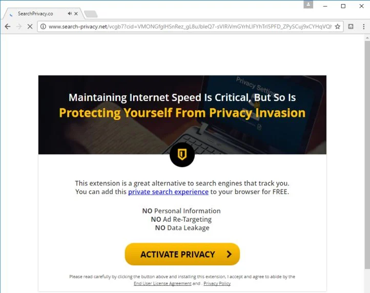 Search-privacy.net virus