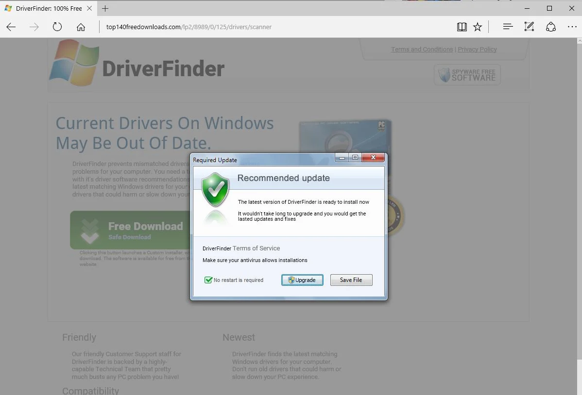 Top140freedownloads.com Virus