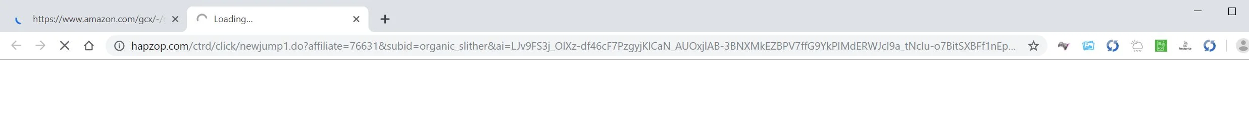 How to remove Hapzop.com redirect (Virus Removal Guide) 1 Image: Chrome browser is redirected to Hapzop.com