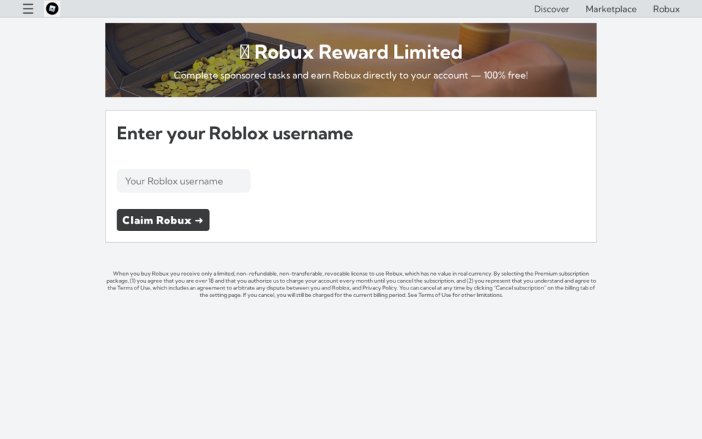 Is You-win-gttfreerobux.blogspot.com Free Robux Real? What We Found 2 You-win-gttfreerobux.blogspot.com scam