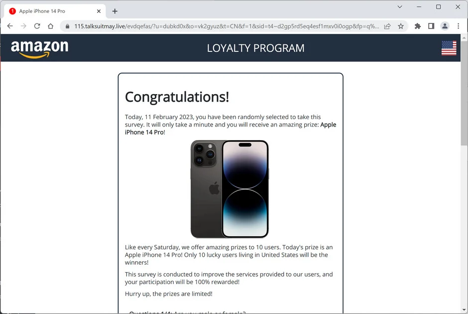 Screenshot of Talksuitmay.live Ads
