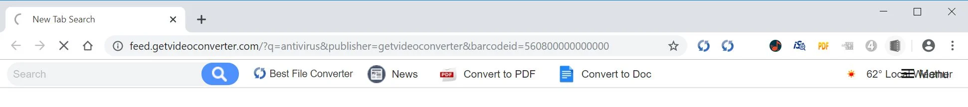 Remove Feed.getvideoconverter.com redirect (Virus Removal Guide) 1 Image: Chrome browser is redirected to Feed.getvideoconverter.com