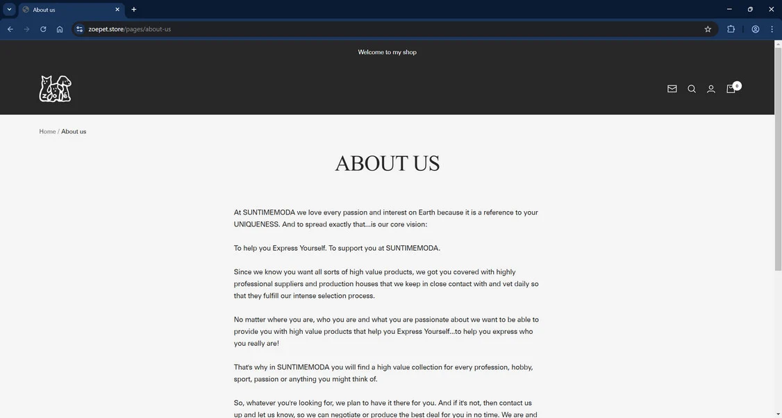 We Reviewed Zoepet.store: Legit or Scam? Our Verdict 1 Zoepet.store scam