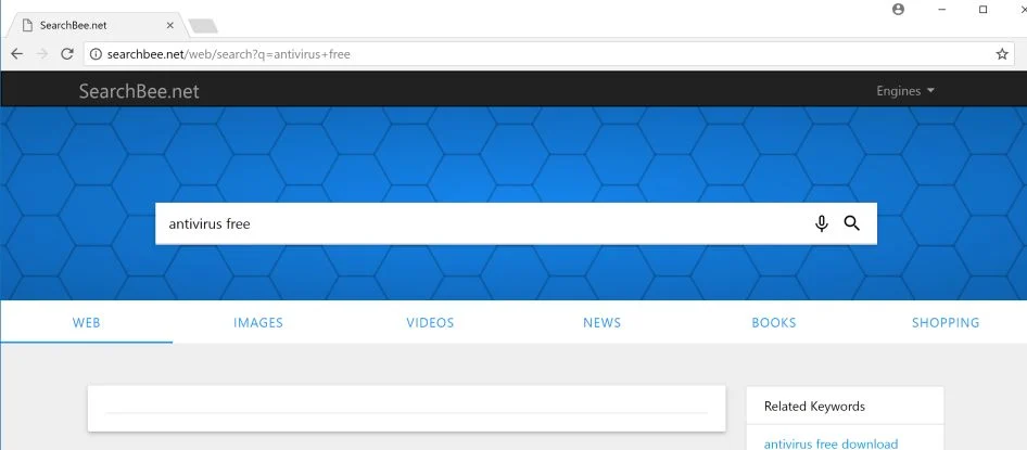 SearchBee.net redirect virus