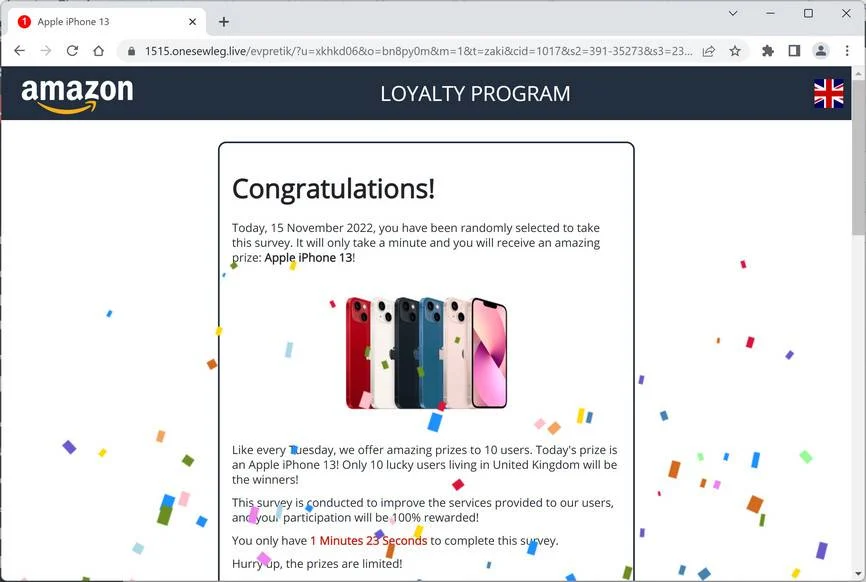 Image: Onesewleg.live Ads