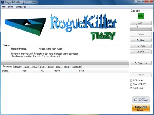 [Image: RogueKiller scaning for Internet Security 2014 virus]