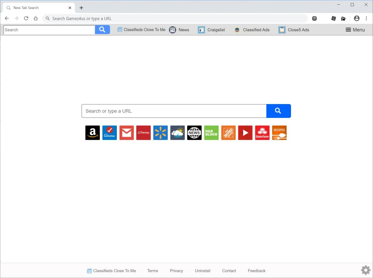Remove Classifieds Close To Me redirect (Virus Removal Guide) 1 Image: Chrome browser is redirected to Classifieds Close To Me