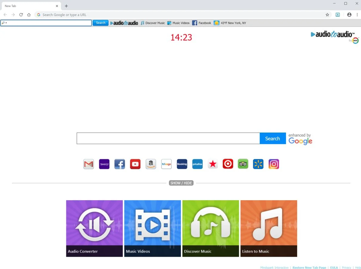 AudioToAudio toolbar