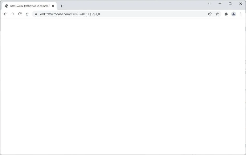 How to Remove Trafficmoose.com Redirect (Virus Removal Guide) 1 Image: Trafficmoose.com Chrome browser redirect