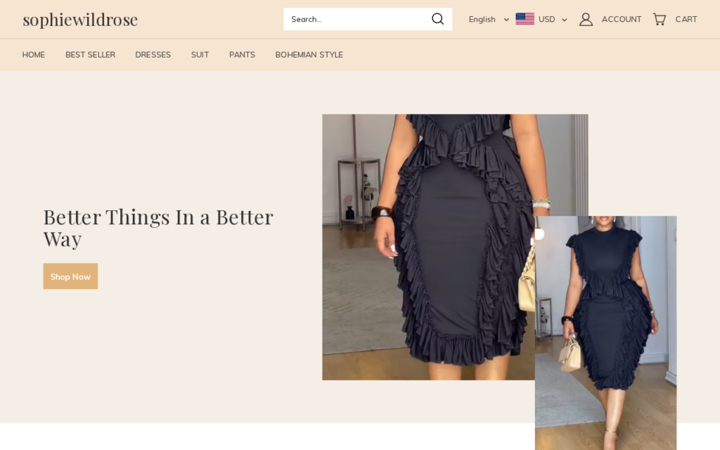 Sophiewildrose.com EXPOSED - Scam or Legit? What to Know 1 Sophiewildrose.com scam