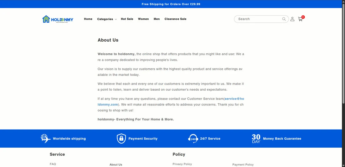 Holdonmy.com scam