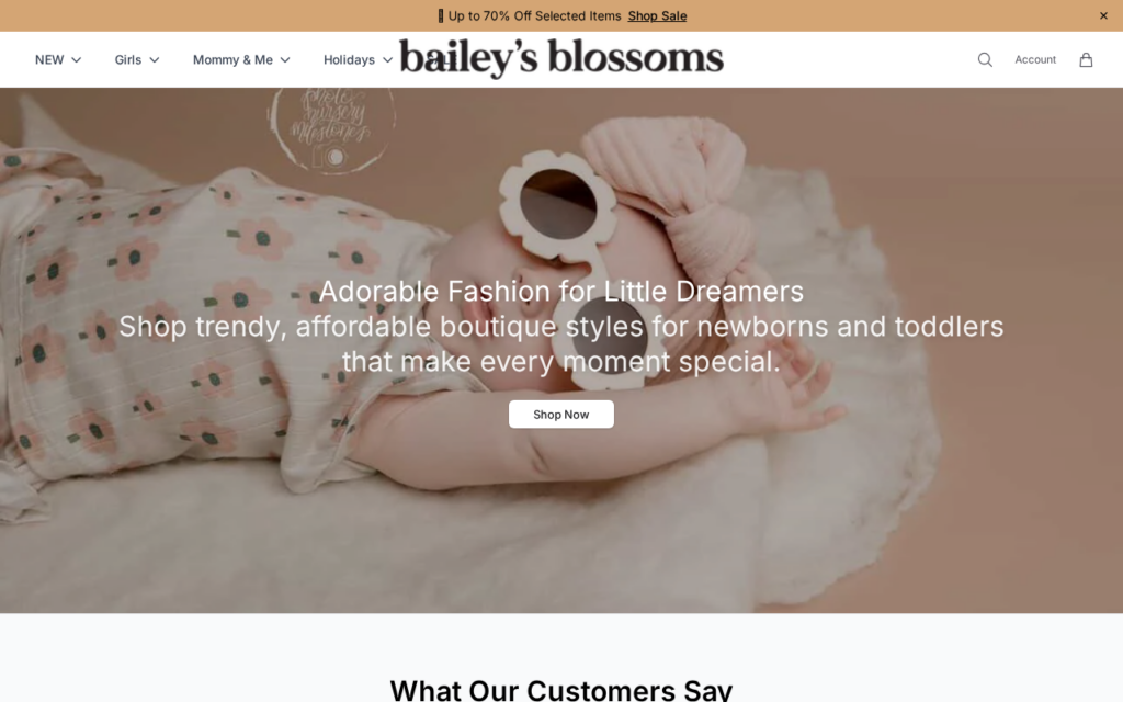 Baileysblossomskids.shop EXPOSED - Fake Store or Legit? What We Found 1 Baileysblossomskids.shop scam