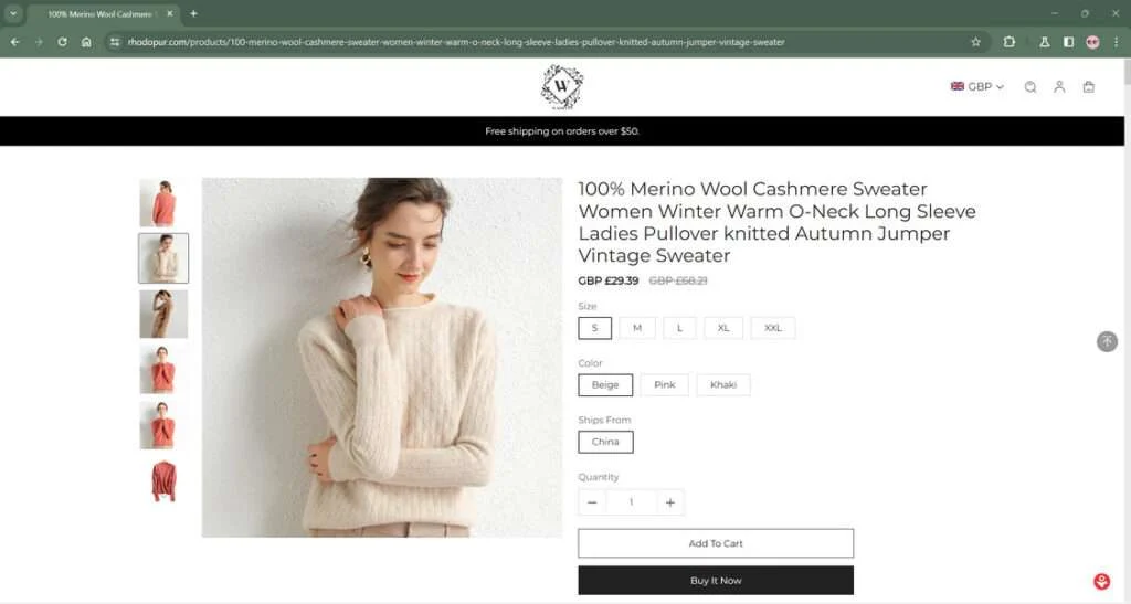 Rhodopur.com Scam Store: What You Need To Know 1 Rhodopur.com SCam