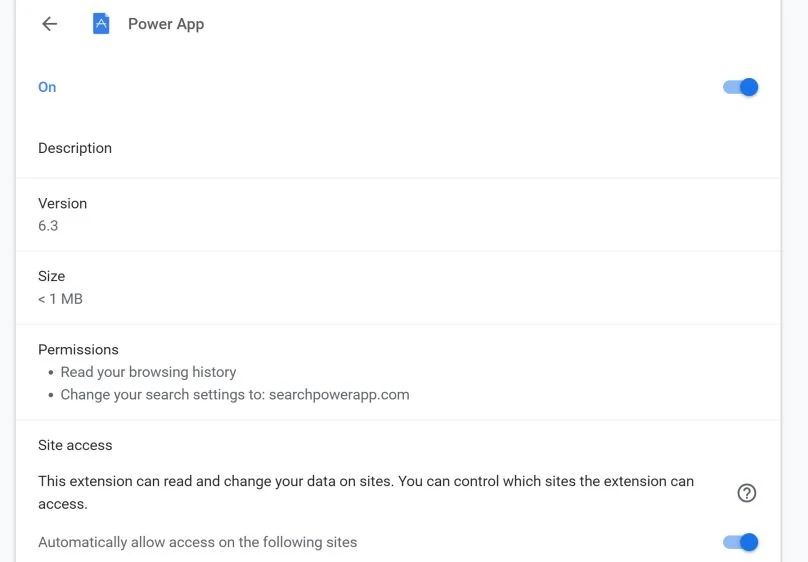 How to remove Power App redirect (Virus Removal Guide) 1 Image: Chrome browser is redirected to Power App Search