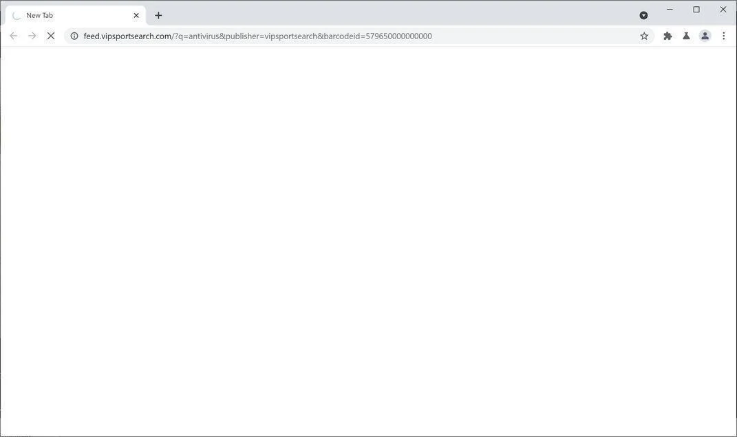 Remove VIPSportSearch Search redirect (Virus Removal Guide) 1 Image: Chrome browser is redirected to VIPSportSearch Search