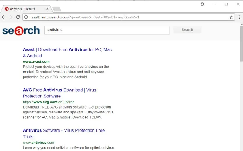 iresults.ampxsearch.com redirect iresults.ampxsearch.com redirect virus