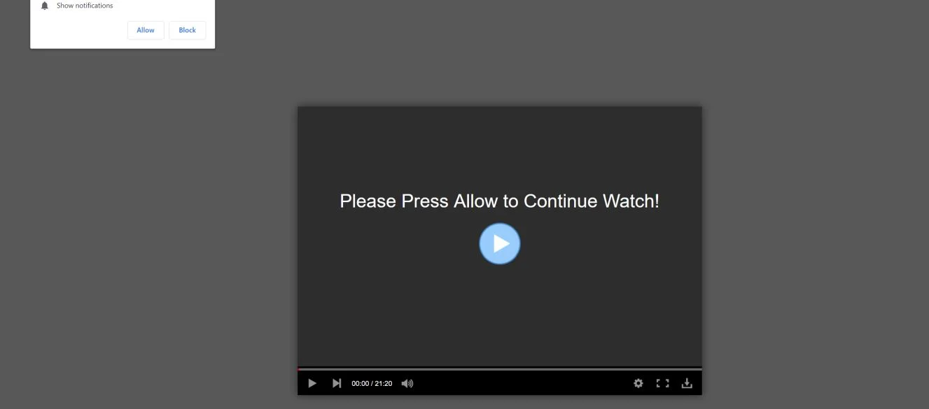 Image: Chrome browser is redirected to the Hatnofort.com site