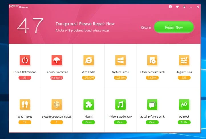 MPC Cleaner adware