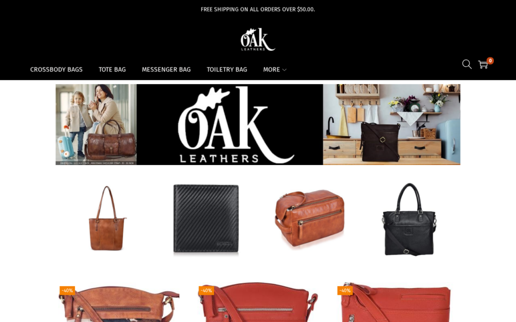 Oak-leathers.com EXPOSED - Scam or Legit? Investigation 1 Oak-leathers.com scam