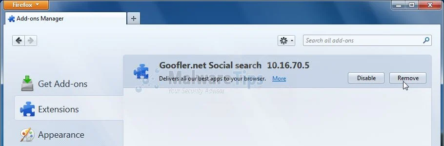 [Image: Goofler Toolbar Firefox extension]