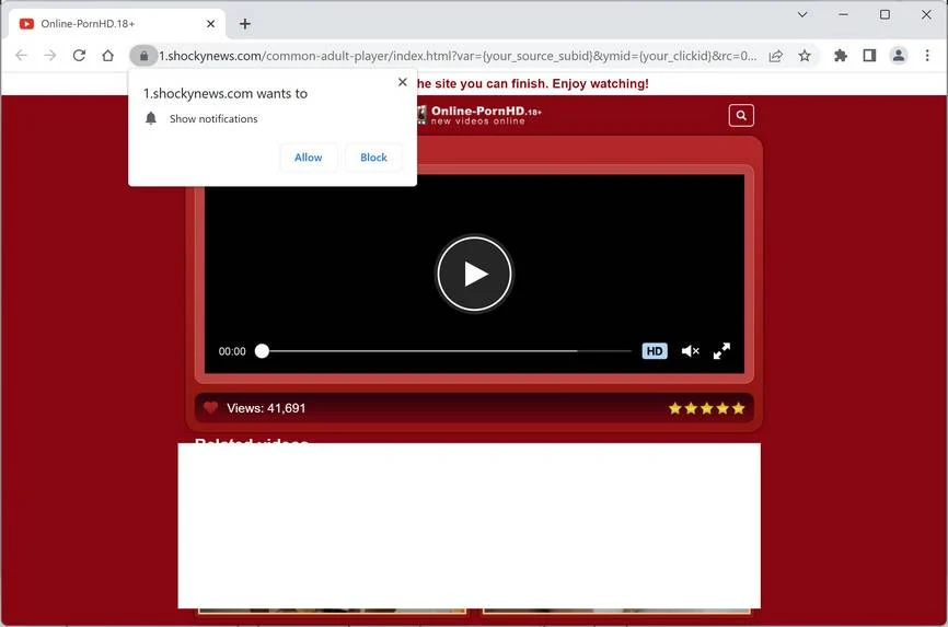 Remove Shockynews.com Pop-up Ads (Virus Removal Guide) 1 Image: Shockynews.com Ads
