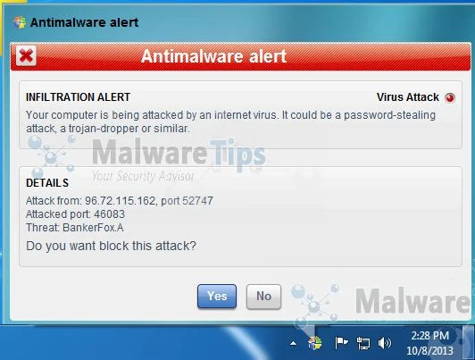 [Image: Antimalware Alert]