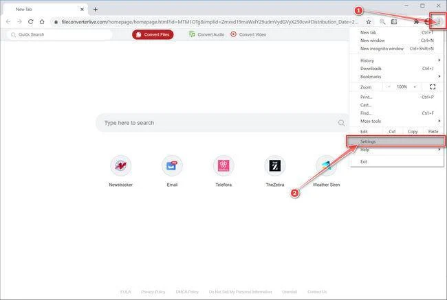 Chrome Settings