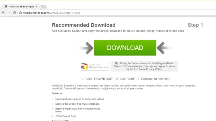music.ienjoyapps.com virus