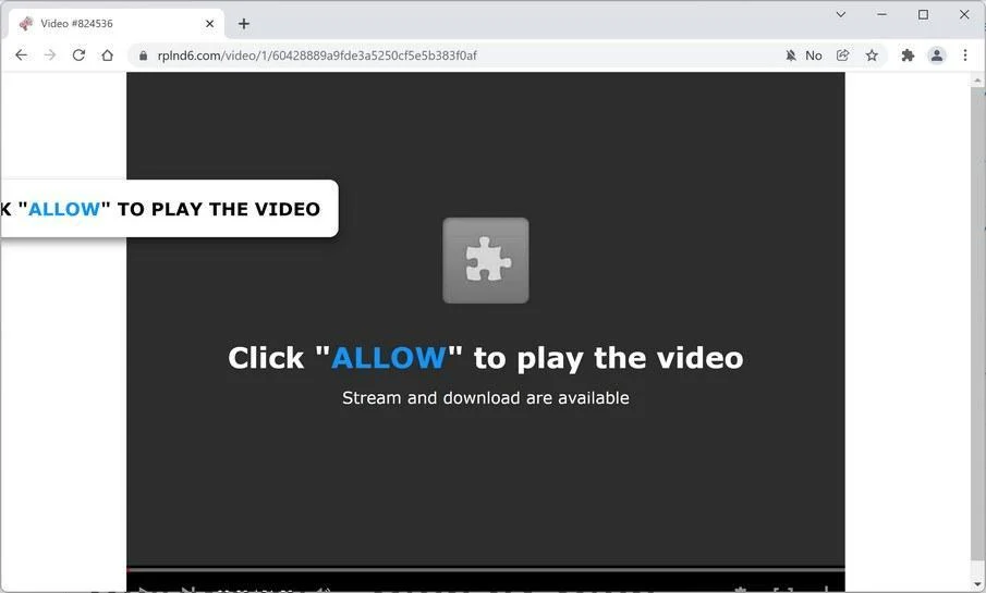 How to Remove Rplnd6.com Pop-up Ads (Virus Removal Guide) 1 Image: Chrome browser is redirected to Rplnd6.com